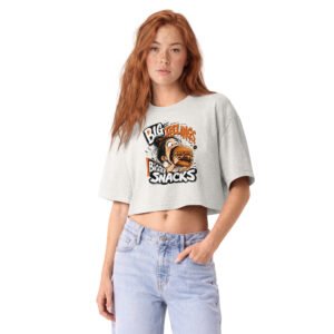 cropped tee for food lovers